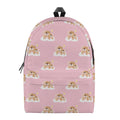Cute Polka Dot Baby Bear Pattern Print School Backpack