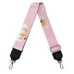 Cute Polka Dot Baby Bear Pattern Print Bag Strap