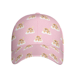 Cute Polka Dot Baby Bear Pattern Print Baseball Cap