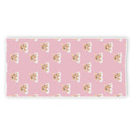 Cute Polka Dot Baby Bear Pattern Print Beach Towel