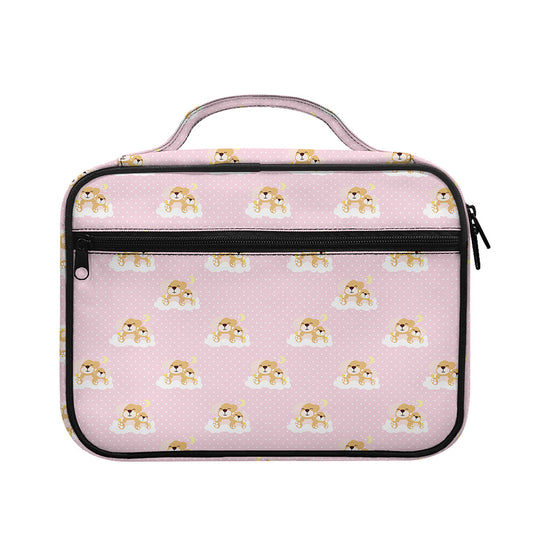 Cute Polka Dot Baby Bear Pattern Print Briefcase Bible Bag