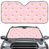 Cute Polka Dot Baby Bear Pattern Print Car Windshield Sun Shade