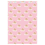 Cute Polka Dot Baby Bear Pattern Print Curtain