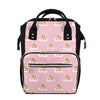 Cute Polka Dot Baby Bear Pattern Print Diaper Bag