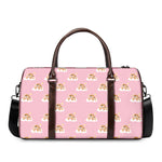 Cute Polka Dot Baby Bear Pattern Print Duffle Bag