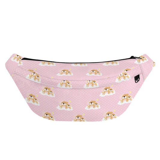 Cute Polka Dot Baby Bear Pattern Print Fanny Pack
