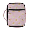 Cute Polka Dot Baby Bear Pattern Print Front Pocket Bible Bag