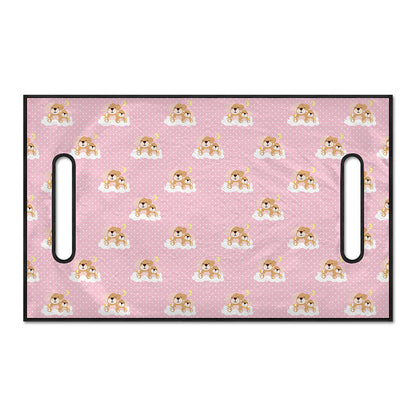 Cute Polka Dot Baby Bear Pattern Print Golf Cart Seat Cover