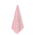 Cute Polka Dot Baby Bear Pattern Print Hand Towel