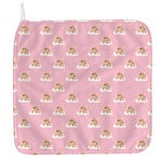 Cute Polka Dot Baby Bear Pattern Print Hand Towel