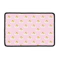 Cute Polka Dot Baby Bear Pattern Print Kitchen Mat