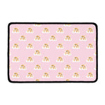 Cute Polka Dot Baby Bear Pattern Print Kitchen Mat