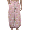 Cute Polka Dot Baby Bear Pattern Print Lantern Pants