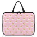 Cute Polka Dot Baby Bear Pattern Print Laptop Sleeve With Handle