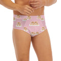 Cute Polka Dot Baby Bear Pattern Print Men's Briefs