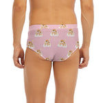 Cute Polka Dot Baby Bear Pattern Print Men's Briefs