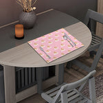 Cute Polka Dot Baby Bear Pattern Print Placemat