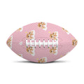 Cute Polka Dot Baby Bear Pattern Print Rugby Ball