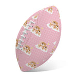 Cute Polka Dot Baby Bear Pattern Print Rugby Ball