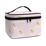 Cute Polka Dot Baby Bear Pattern Print Travel Makeup Bag