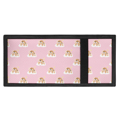 Cute Polka Dot Baby Bear Pattern Print Trifold Wallet