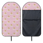 Cute Polka Dot Baby Bear Pattern Print Waterproof Car Seat Cover