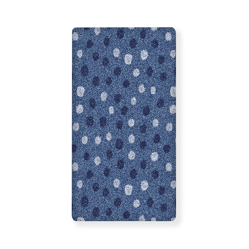 Cute Polka Dot Denim Jeans Pattern Print Baby Crib Sheet