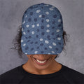 Cute Polka Dot Denim Jeans Pattern Print Baseball Cap