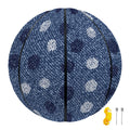 Cute Polka Dot Denim Jeans Pattern Print Basketball