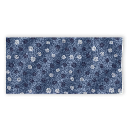 Cute Polka Dot Denim Jeans Pattern Print Beach Towel