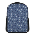 Cute Polka Dot Denim Jeans Pattern Print Casual Backpack