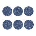 Cute Polka Dot Denim Jeans Pattern Print Coaster Set