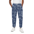 Cute Polka Dot Denim Jeans Pattern Print Cotton Sweatpants
