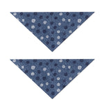 Cute Polka Dot Denim Jeans Pattern Print Dog Bandana