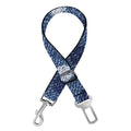 Cute Polka Dot Denim Jeans Pattern Print Dog Seat Belt
