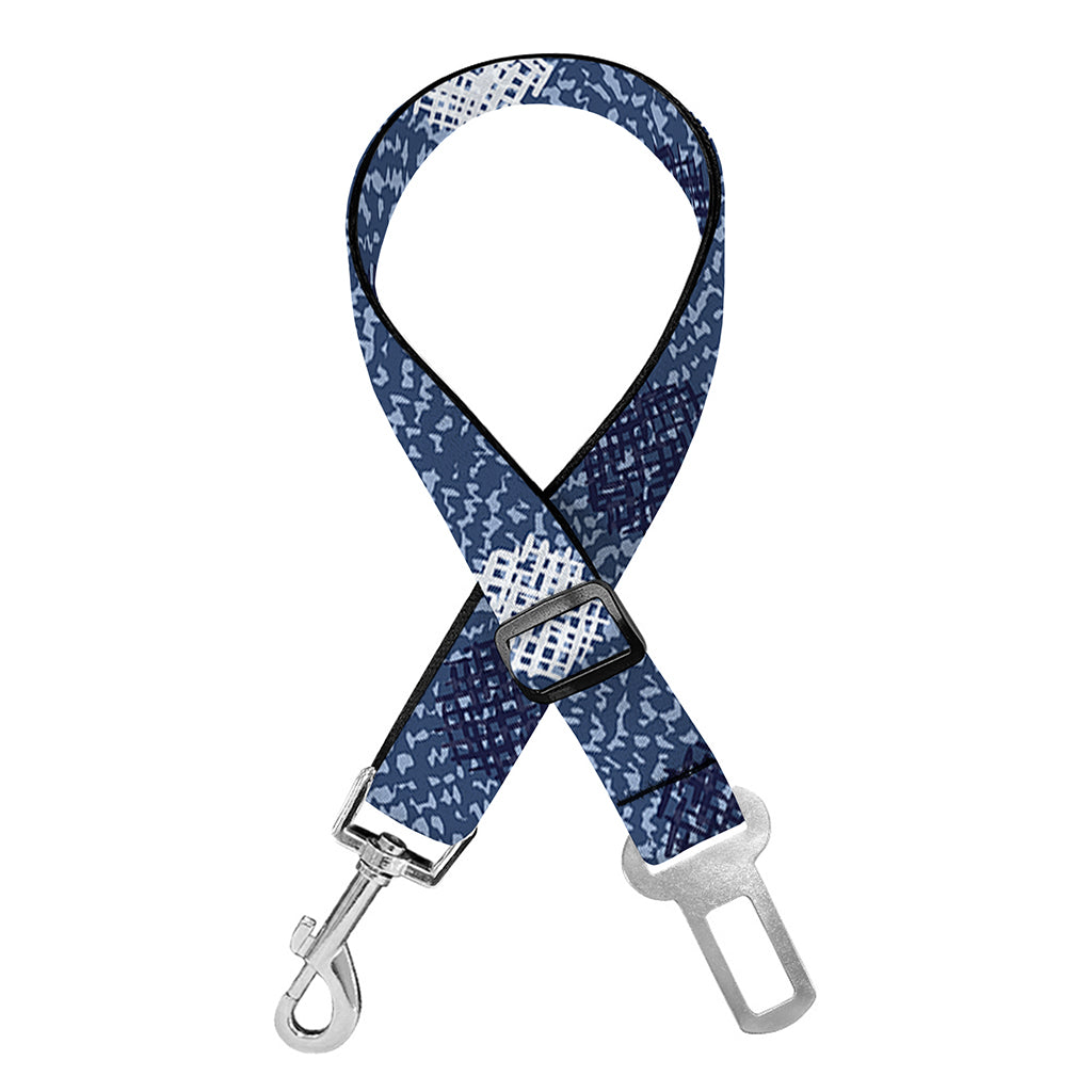 Cute Polka Dot Denim Jeans Pattern Print Dog Seat Belt