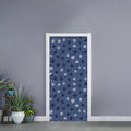 Cute Polka Dot Denim Jeans Pattern Print Door Sticker