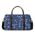 Cute Polka Dot Denim Jeans Pattern Print Duffle Bag