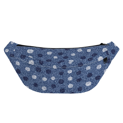 Cute Polka Dot Denim Jeans Pattern Print Fanny Pack