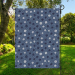 Cute Polka Dot Denim Jeans Pattern Print Garden Flag