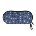 Cute Polka Dot Denim Jeans Pattern Print Glasses Case
