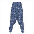 Cute Polka Dot Denim Jeans Pattern Print Hammer Pants