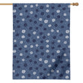 Cute Polka Dot Denim Jeans Pattern Print House Flag