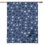 Cute Polka Dot Denim Jeans Pattern Print House Flag