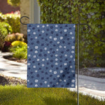 Cute Polka Dot Denim Jeans Pattern Print House Flag