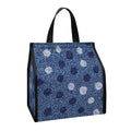 Cute Polka Dot Denim Jeans Pattern Print Insulated Lunch Tote