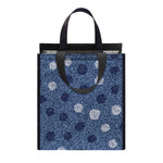 Cute Polka Dot Denim Jeans Pattern Print Insulated Lunch Tote