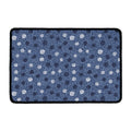 Cute Polka Dot Denim Jeans Pattern Print Kitchen Mat