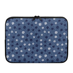 Cute Polka Dot Denim Jeans Pattern Print Laptop Sleeve