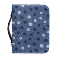 Cute Polka Dot Denim Jeans Pattern Print Leather Bible Cover